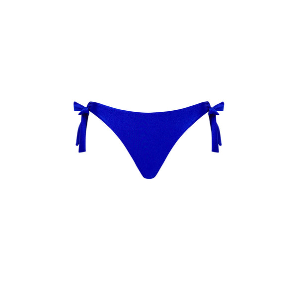 Cheeky Bow Tie Side Bikini Bottom - Malibu Blue –Kulani Kinis
