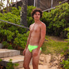 Men's Swim Briefs - Aloha Lime