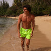 Men's Swim Trunks - Aloha Lime