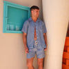 Men's Linen Shorts - Daisy Denim