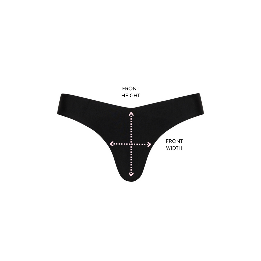 High Waist Cheeky Bikini Bottom - Lovey Dovey –Kulani Kinis