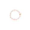 Beaded Stretch Bracelet - Pink Opal