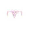 Thong Tie Side Bikini Bottom - Flamingo Flora