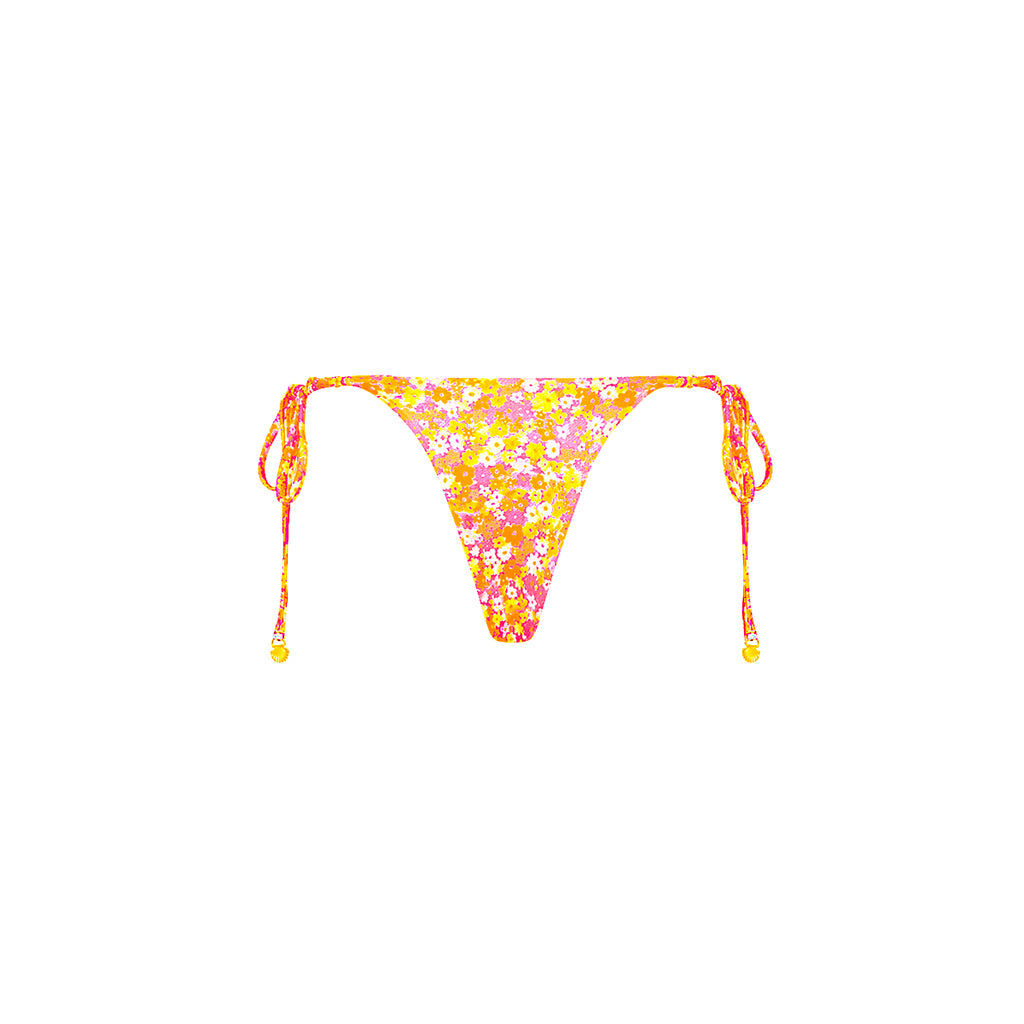 Thong Tie Side Bikini Bottom - Mimosa Meadows