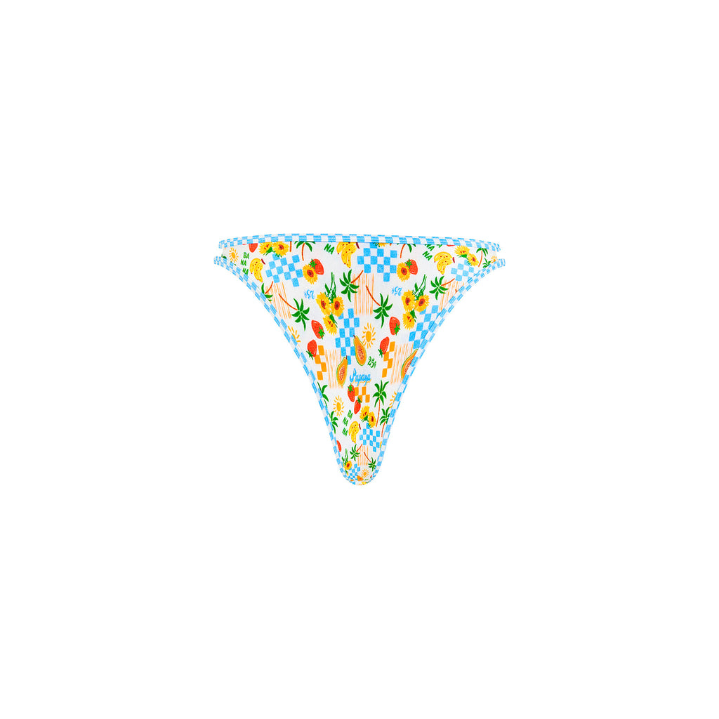 Twin Strap Cheeky Bikini Bottom - Suncatcher