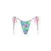 Micro Thong Tie Side Bikini Bottom - Mermaid Garden