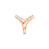 High Leg Thong Bikini Bottom - Sunshine Sorbet