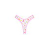 High Leg Thong Bikini Bottom - Cutie Frutti