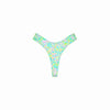 High Leg Thong Bikini Bottom - Hibiscus Fizz