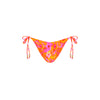 Dipped Cheeky Tie Bikini Bottom - Honey Baby