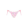 Braided Tie Classic Cut Bikini Bottom - Flamingo Flora