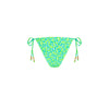 Trio Ring Cheeky Tie Bikini Bottom - Apple Blossom