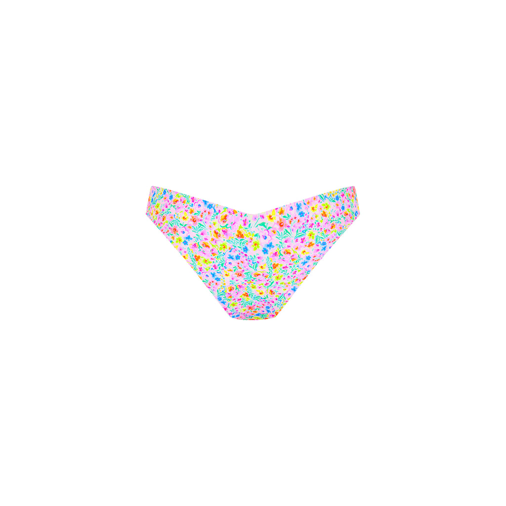 Cheeky V Bikini Bottom - Moonflower