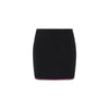 Classic Knit Mini Skirt - Black