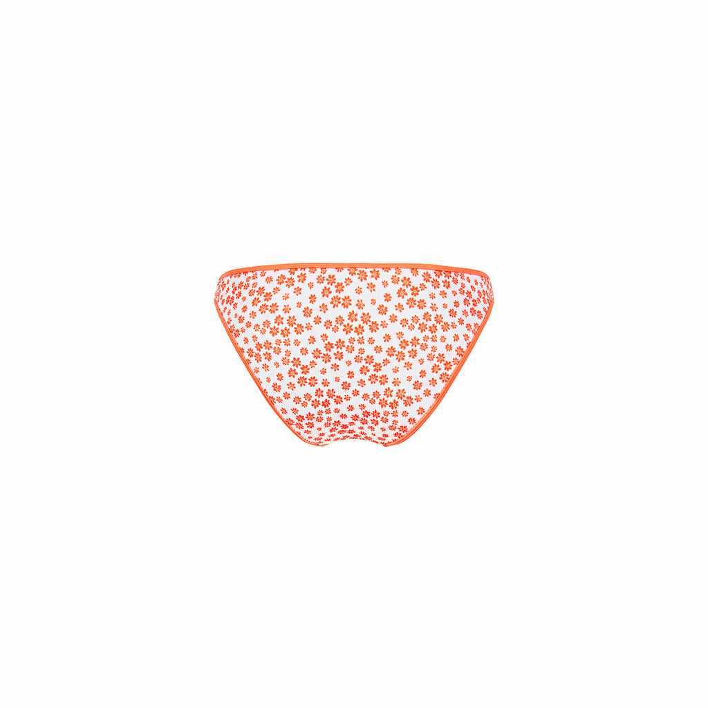 Modest Bind Full Coverage Bikini Bottom - Orange Fantasy