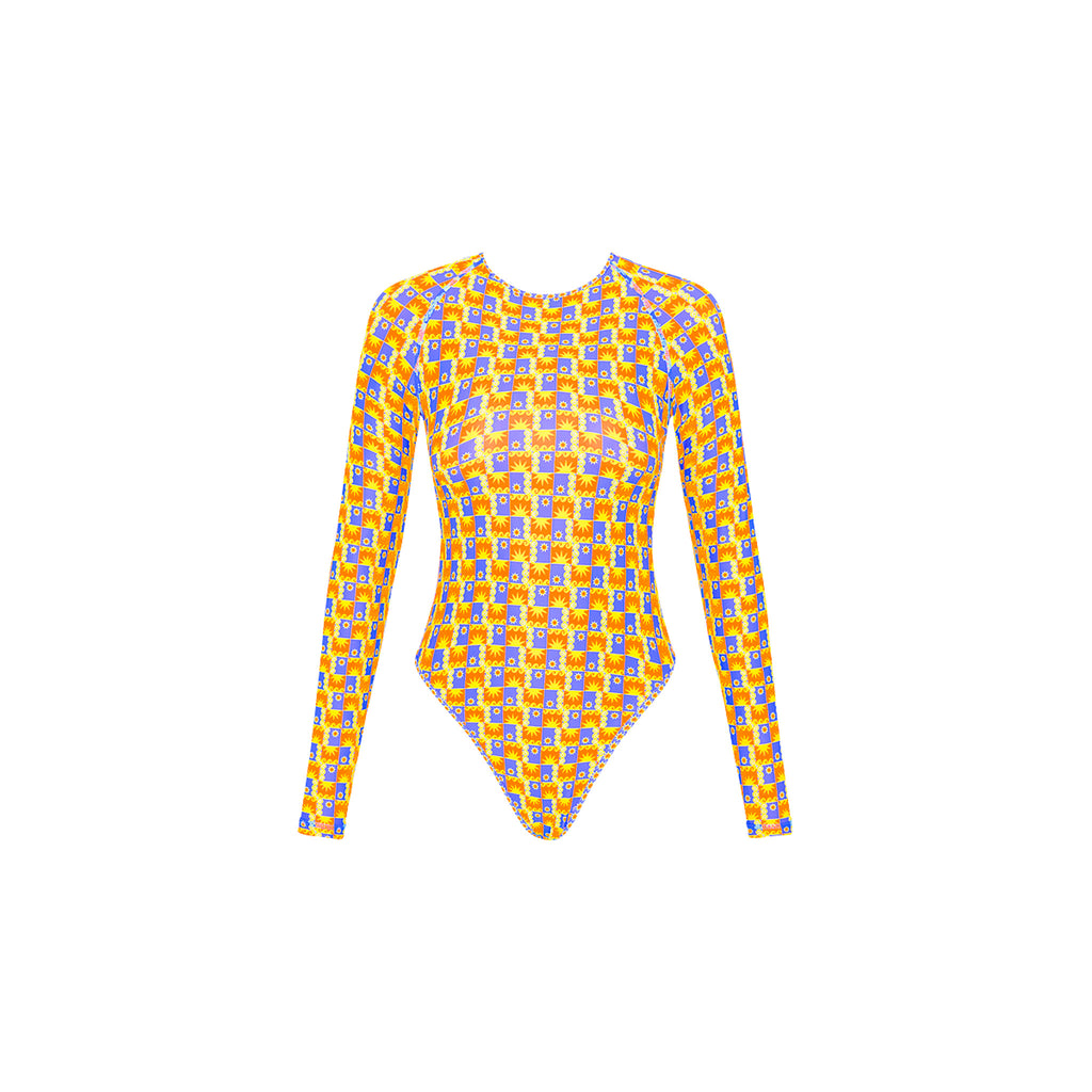 Long Sleeve Surf Suit - Sunburst