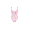 Double Ruffle Underwire One Piece - Flamingo Flora