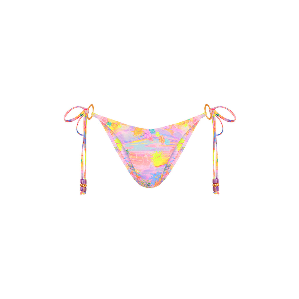 Ring Cheeky Tie Bikini Bottom - Sunset Universe