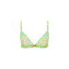 Lace Triangle Bra - Wild Flower