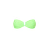 V Strapless Bandeau Bikini Top - Luau Lime Ribbed