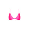 Underwire Triangle B-C Cup Bikini Top - Posh Pink