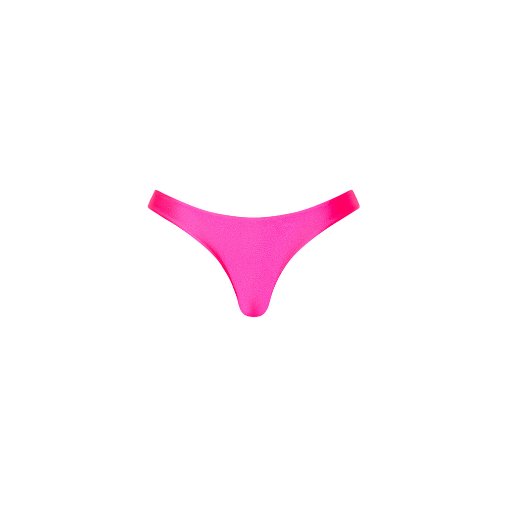 Minimal Full Coverage Bikini Bottom - Posh Pink