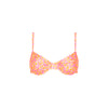 Ditzy Underwire Bra Bikini Top - Sherbet Shimmer