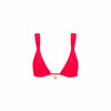 Slide Bralette Bikini Top - Neon Rose