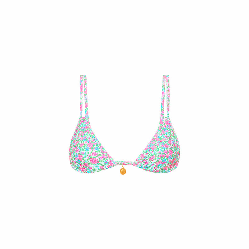 Twin Strap Bralette Bikini Top - Sweet Pea