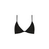 Underwire Triangle B-C Cup Bikini Top - Moonlight Black