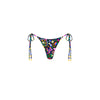 Thong Tie Side Bikini Bottom - Midnight Drive