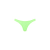 Minimal Cheeky Bikini Bottom - Luau Lime Ribbed