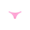 Minimal Cheeky Bikini Bottom - Taffy Pink Ribbed