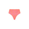 High Hip Cheeky Bikini Bottom - Berry Blush