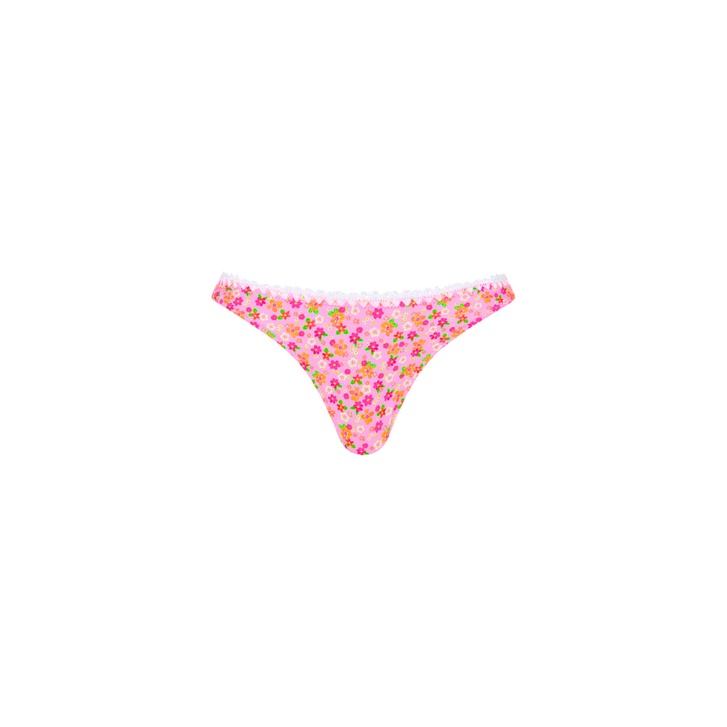 Crochet Cheeky Bikini Bottom - Frangipani Fever