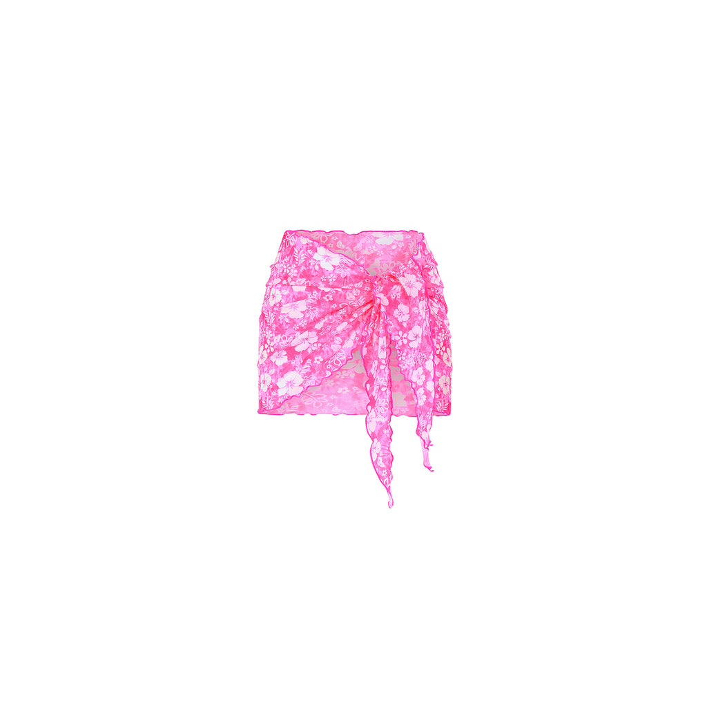 Mini Mesh Sarong - Island Blush