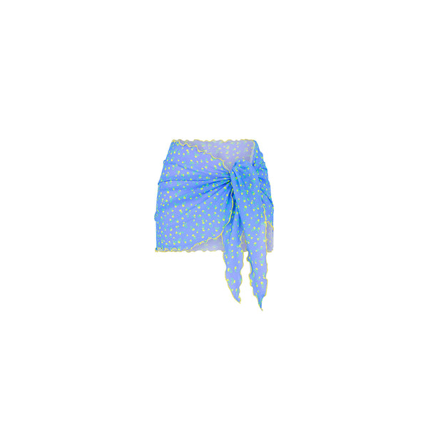 Mini Mesh Sarong - Lemon Bloom