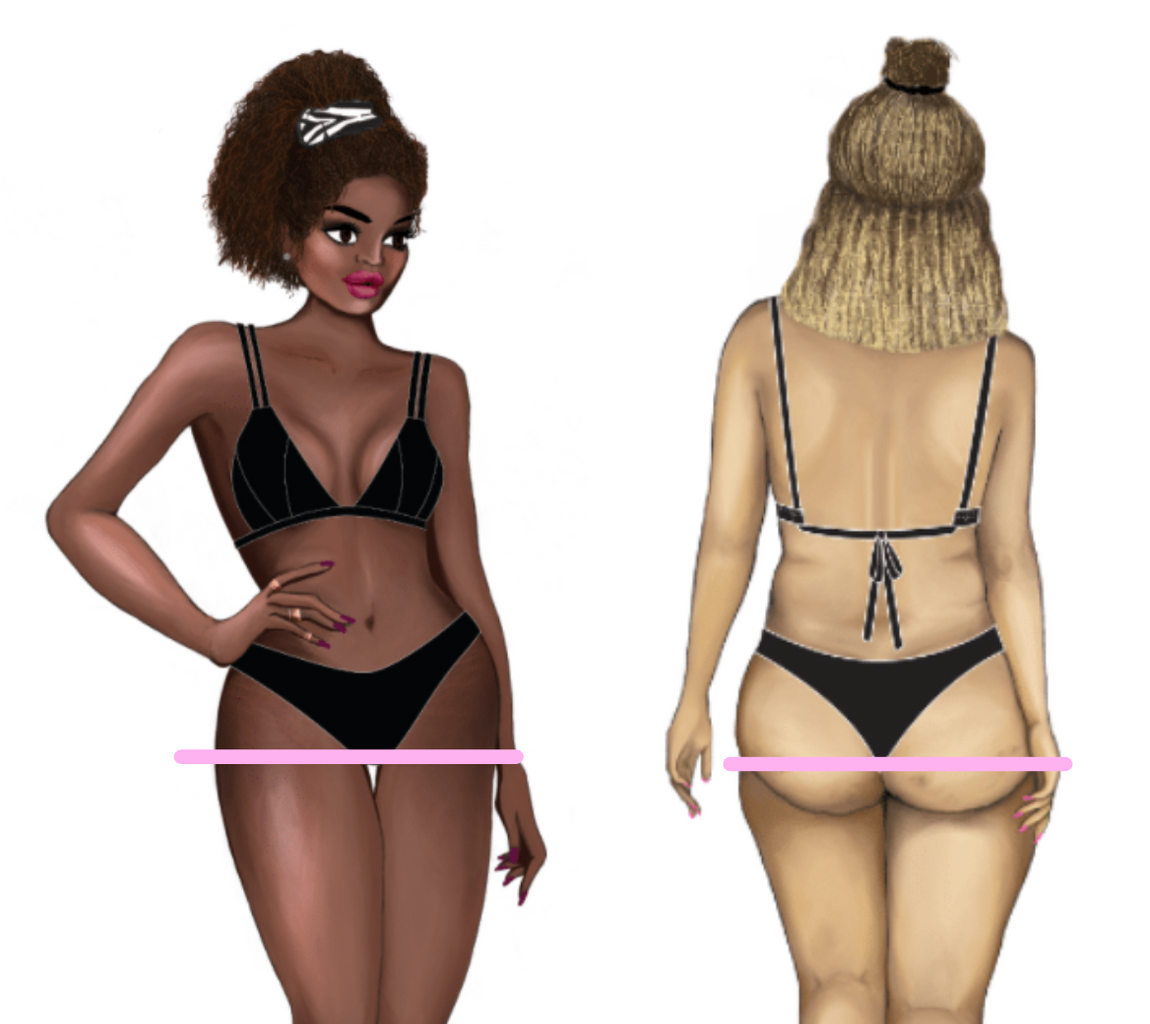 Size Guide Test page - Original Cheeky Bikini Bottom –Kulani Kinis