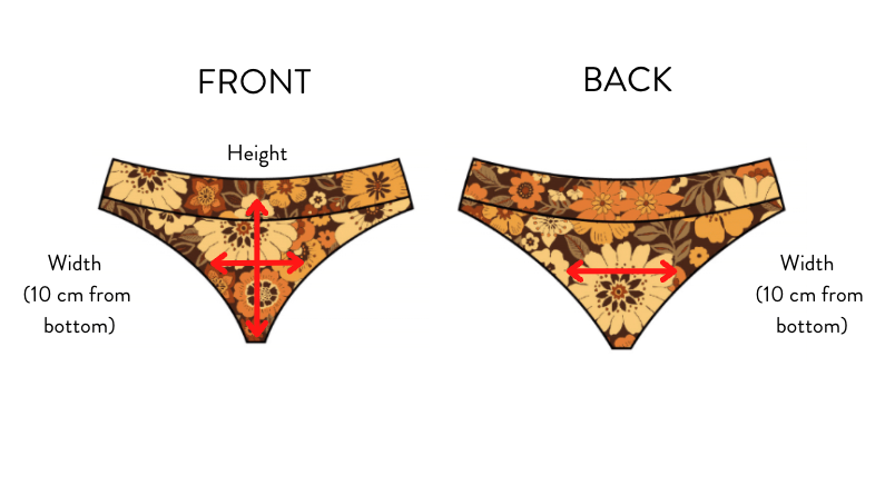 High Waist Cheeky Bikini Bottom - Bombshell Beach –Kulani Kinis