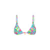 Twin Strap Bralette Bikini Top - Mermaid Garden