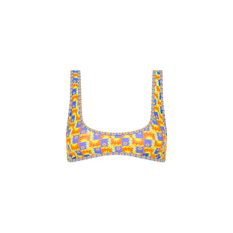 Bind Slim Scoop Bikini Top - Sunburst