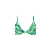 Underwire Triangle D+ Cup Bikini Top - Emerald Tides