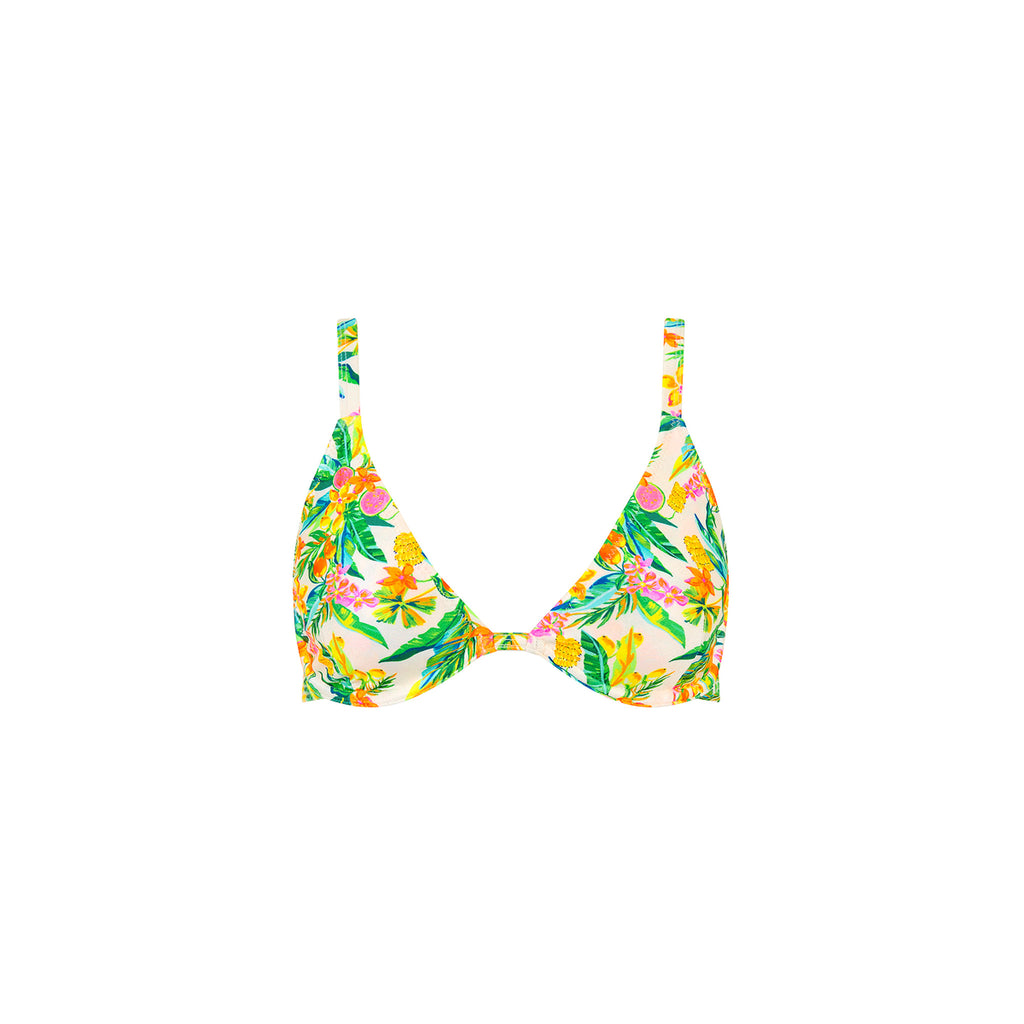 Underwire Triangle D+ Cup Bikini Top - Golden Hour