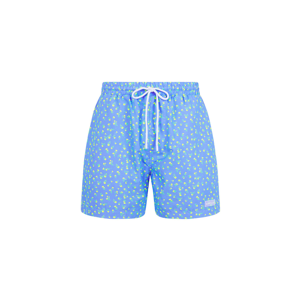 Men's Swim Trunks - Lemon Bloom