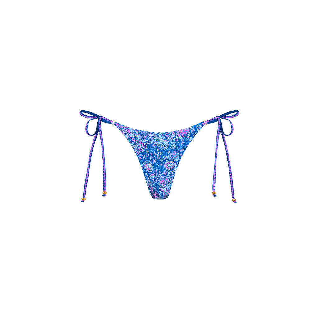 Thong Tie Side Bikini Bottom - Lilac Moon