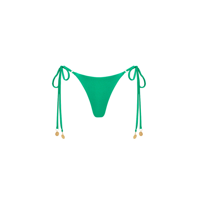 Thong Tie Side Bikini Bottom - Jungle Jewel