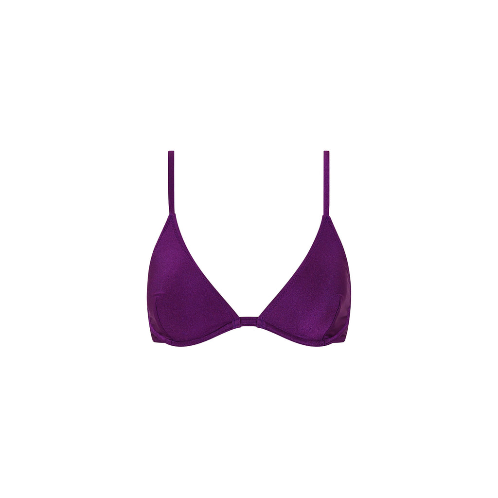 Underwire Triangle B-C Cup Bikini Top - Sugar Plum