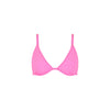 Underwire Triangle D+ Cup Bikini Top - Pink Diva